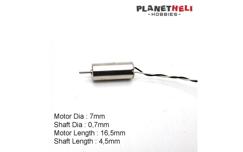 7x16mm Brushed Motors 19000kv 1S (1 pc)